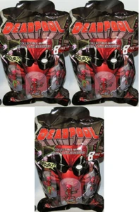 DOMEZ MARVEL DEADPOOL SERIES 3 LOT OF 3 BLIND BAGS NEW TY3111 - Picture 1 of 2