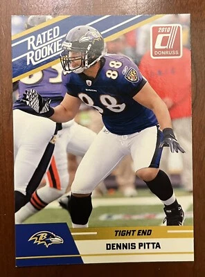 2010 Panini Donruss Dennis Pitta Rated Rookie Card #28 - Image 1 of 2