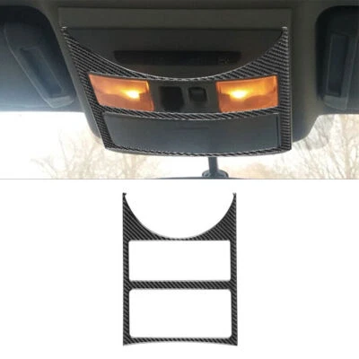 Cubierta interior de marco de consola superior de fibra de carbono para Nissan Quest 2004-06 Foto 1 de 4