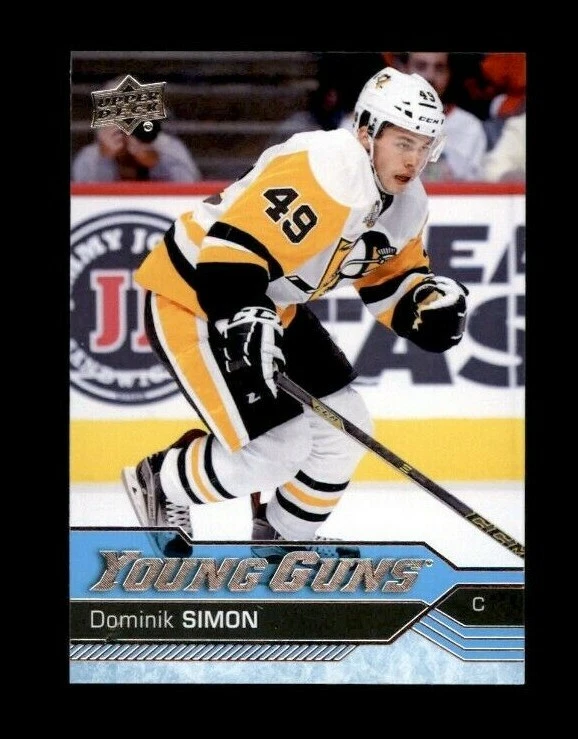 2016-17 Upper Deck #469 Dominik Simon Young Guns RC (ref 106056) - Image 1 of 1