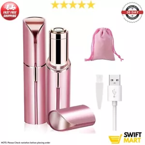 Flawless Facial Hair Remover Painless Hair Removal Portable Trimmer USB Recharge - Picture 1 of 8