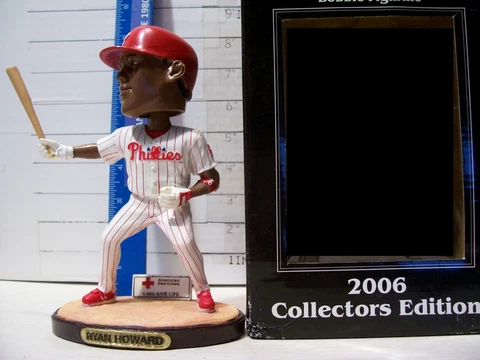 2006 RYAN HOWARD PHILADELPHIA PHILLIES SGA BOBBLEHEAD FIGURINE MINT Cover