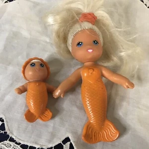 1979 CPG Sea Wees Kenner TROPI GALS Mermaid Flora & Baby Finella - Picture 1 of 7