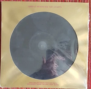 SIMPLE MINDS SEE THE LIGHTS LIM EDN ETCHED 12" UK SINGLE,VINYL MINT NEVER PLAYED - Picture 1 of 2