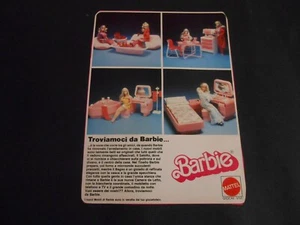 ritaglio-clipping-BARBIE-I NUOVI MOBILI-MATTEL-cm.18x24,5-scatola 1 - Picture 1 of 1