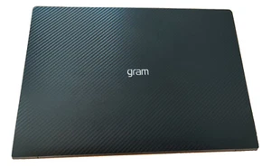 Carbon Vinyl Sticker Skin Decals for LG gram 14Z90P 14" 16Z90P 16" 2021 Laptop - Picture 1 of 35