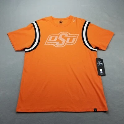 Camiseta Feminina Oklahoma State Cowboys Manga Curta M Laranja Marca 47 - Imagem 1 de 4