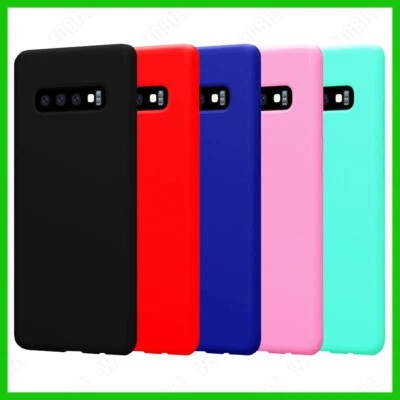 Cover per Samsung Galaxy S10 S10e S10+ Plus in Silicone Custodia Protezione Tpu - Immagine 1 di 4