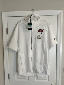 Felpa con cappuccio e zip Nike Tampa Bay Buccaneers Super Bowl S/S nuova con etichetta. Diamond Showout. XL - Foto 1 di 7