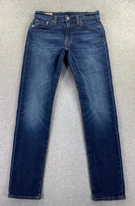 Levi's 502 Men's Jeans Size 30x34 Premium Big E Stretch Blue Denim Dark Wash - Bild 1 von 14