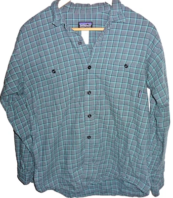 Patagonia Shirt Mens Cotton Plaid Long Sleeve Flannel Organic M Medium - Image 1 of 4