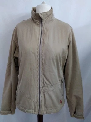 Chaqueta estilo lona Musto con forro polar marrón tapeta ligeramente bordada Foto 1 de 4