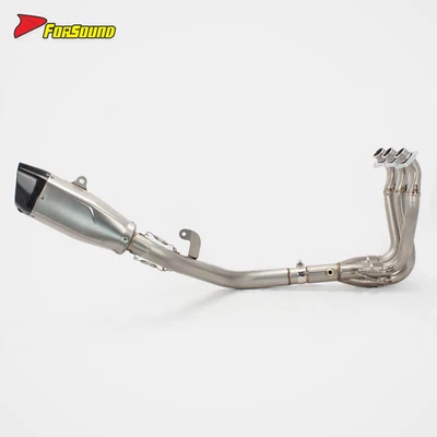 Titanium Full Exhaust System For Triumph  765 R/RS 2017-2024 - Image 1 of 4