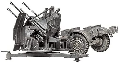 Tamiya 1/35 German Flakvierling 38 Quad 20mm AA Gun Trailer 35091 WWII NUOVO - Immagine 1 di 2
