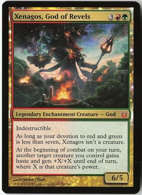 Xenagos, God of Revels Mythic Born of the Gods LP MTG - Image 1 of 2
