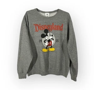 Disneyland Resort Gray Sweatshirt LARGE Long Sleeve - Picture 1 of 6