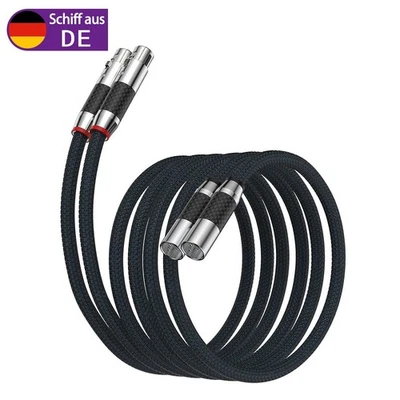 AUDIOCRAST Paar OCC Kupfer 3 Pin XLR Stecker Kabel Hifi Audio Mikrofon Symmetrisch Kabel