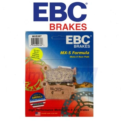 EBC Rear MXS Series Race Brake Pads for 2003-2021 Yamaha WR250F - Brake sb - Image 1 of 4