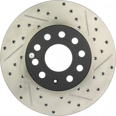StopTech For Volkswagen R32 2008 Brake Rotor Sport Slotted -Front Driver Side - Image 1 of 4