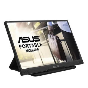 Asus MB166C 15.6" Wide Ips Led Black Zenscreen Portable Usb-C Monitor 1920X1080/ - Picture 1 of 1