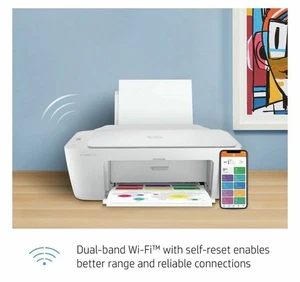 NEW HP 2855e DeskJet Home Printer All in One Print Scan Copy | 3 Months Free Ink - Picture 1 of 5
