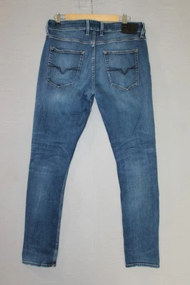 Guess Men’s Slim Tapered Medium Wash Jeans 32 x 32 Distressed Knee - Image 1 of 4