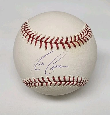 Ron Coomer Signed Autographed Rawlings Official Major League Baseball TWINS - Image 1 of 3
