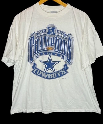 Camiseta De Colección Años 90 Dallas Cowboys NFL Super Bowl Fútbol Blanco Talla XL Foto 1 de 4