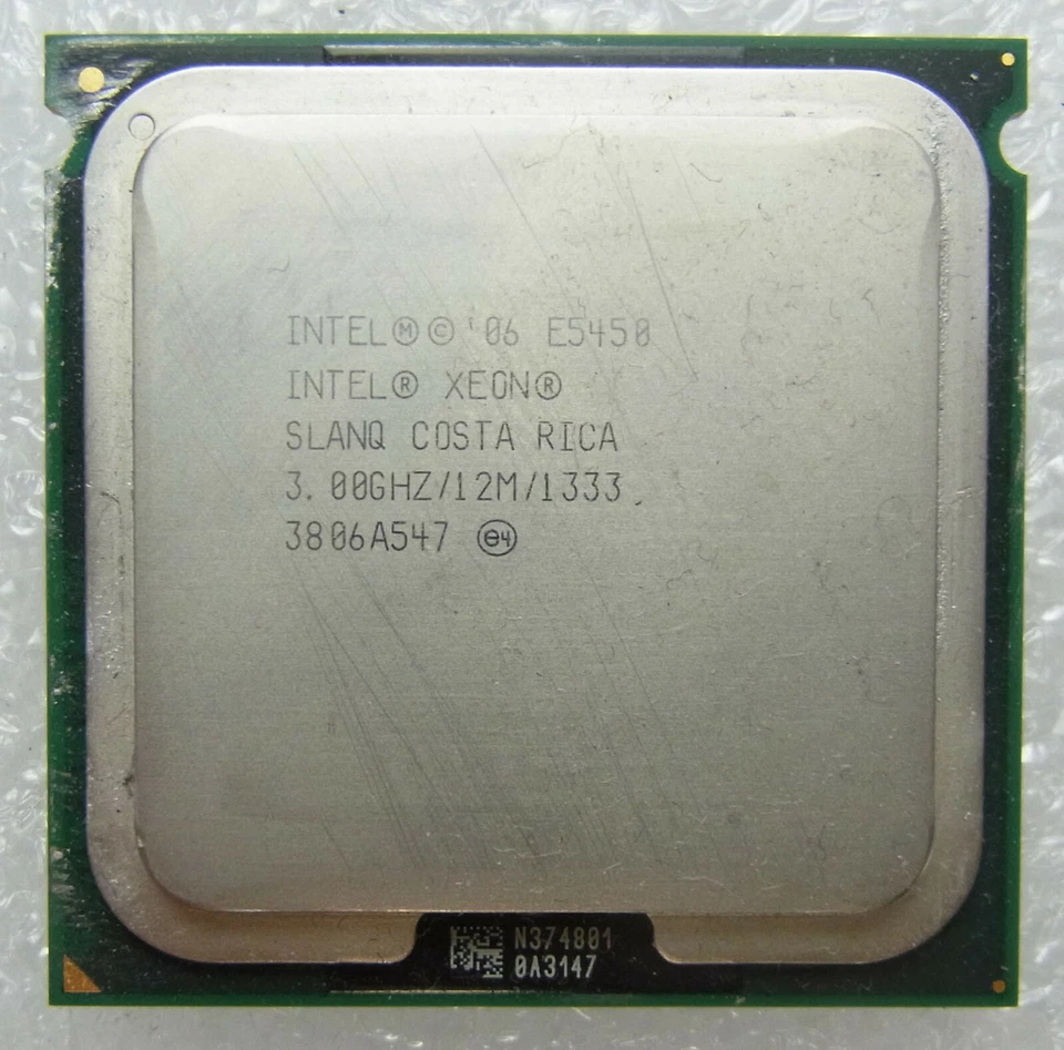 CPU XEON Quad Core 3.00 GHz 12M E5450 SLANQ Sockel Intel 771 + Adapter für 775 - Bild 1 von 1