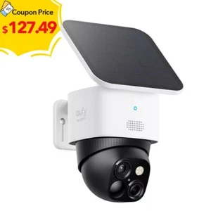 eufy SoloCam S3 Solar Wireless Security Camera 360°PTZ 3K Dual-Cam Night Vision - Picture 1 of 6