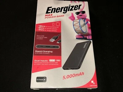 Cargador portátil Energizer Max Power Bank 5.000 MAH Foto 1 de 2