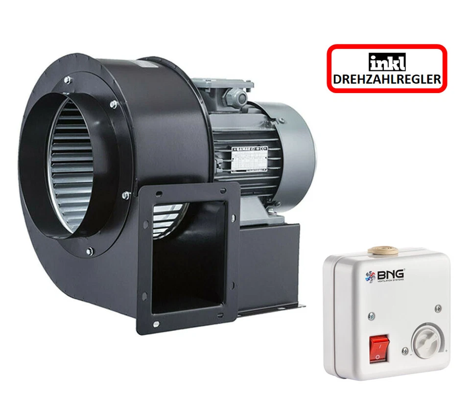 BNG VENTILATION SYSTEMS & HOUSE PRODUCTS Industrie Radialgebläse Drehzahlregler Radial Gebläse Ventilator Lüfter Axial