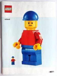 Lego® Bauanleitung für Sculptures Up-Scaled LEGO Minifigure 40649 Neu - Bild 1 von 1