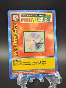 Red Offensive St-49 Digimon Digi Battle Digital Monsters Series 1 Bandai 1999 - Picture 1 of 2