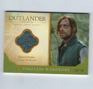 Tarjeta de disfraz Cryptozoic Outlander temporada 5 M24 Roger MacKenzie 21/99 VERDE - Imagen 1 de 1