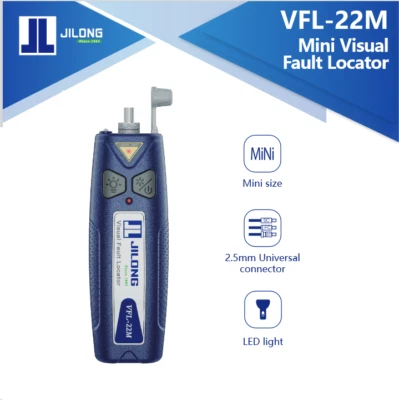 30km VFL Visual Fault Locator JILONG VFL-22M 30mW VFL Mini Fiber Optic Red Laser - Image 1 of 4