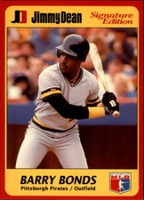 1991 (PIRATES) Jimmy Dean #4 Barry Bonds