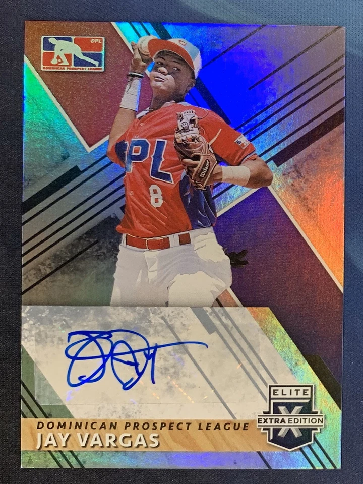2019 Jay Vargas Panini Elite Extra Edition International League Auto - Image 1 of 1
