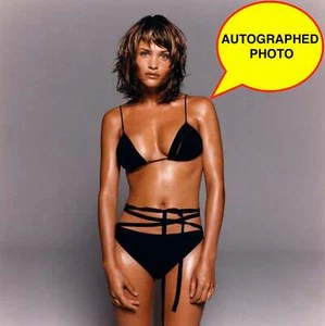 HELENA CHRISTENSEN Signed 14x11 Photo Display SUPER MODEL COA - Picture 1 of 2