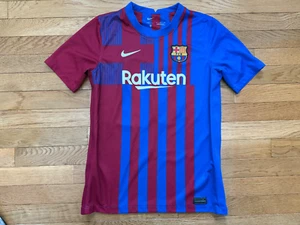 Nike Barcelona FC Dennis #40  Soccer Jersey Youth Sz XL Boys - Picture 1 of 4
