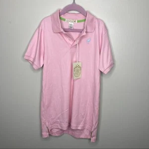 NWT THE BEAUFORT BONNET COMPANY Prim & Proper Polo Palm Beach Pink 8 - Picture 1 of 4