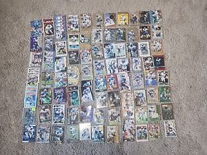 Barry Sanders Lot of 100 Football Cards Base Inserts Parallels Lions (RB)