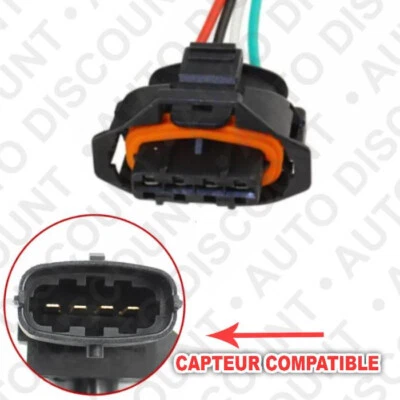 Connecteur fiche pour capteur MAP Pression gaz d’Échappement BOSCH - Image 1 of 4