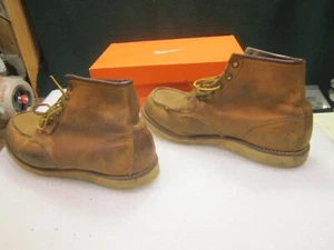 RED WING MENS MOC TOE 875 ORO LEGACY LEATHER BOOT SIZE 11 EE - Picture 1 of 11
