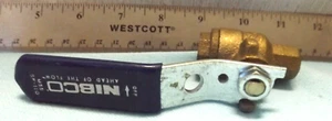 Nibco MSS SP-110 1/4" Threaded Bronze Ball Valve - 150 SWP 600 CWP NEW - Picture 1 of 7