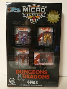 Worlds Smallest Dungeons & Dragons 1.25" Micro Figures 4 Pac - Picture 1 of 2