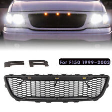 Front Upper Grille Bumper Grill Fit For 1999-2003 FORD F150 W/Lights & Letters
