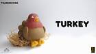 3D Printed Thanksgiving Turkey