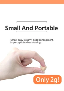Mini audífonos portátiles para sordera invisible para sordos amplificador de sonido claro - Imagen 1 de 15