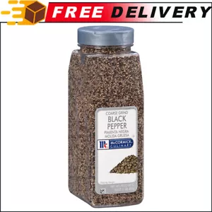 McCormick Culinary Coarse Grind Black Pepper Container of Coarse Ground, 16 oz - Picture 1 of 9